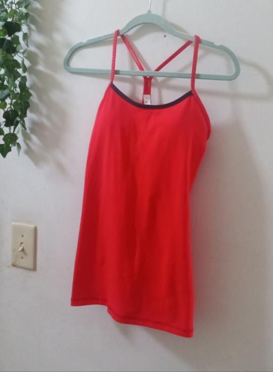 lululemon athletica Tops - Lululemon Red Women's Strappy Tank Top - Lightweight Summer Layer